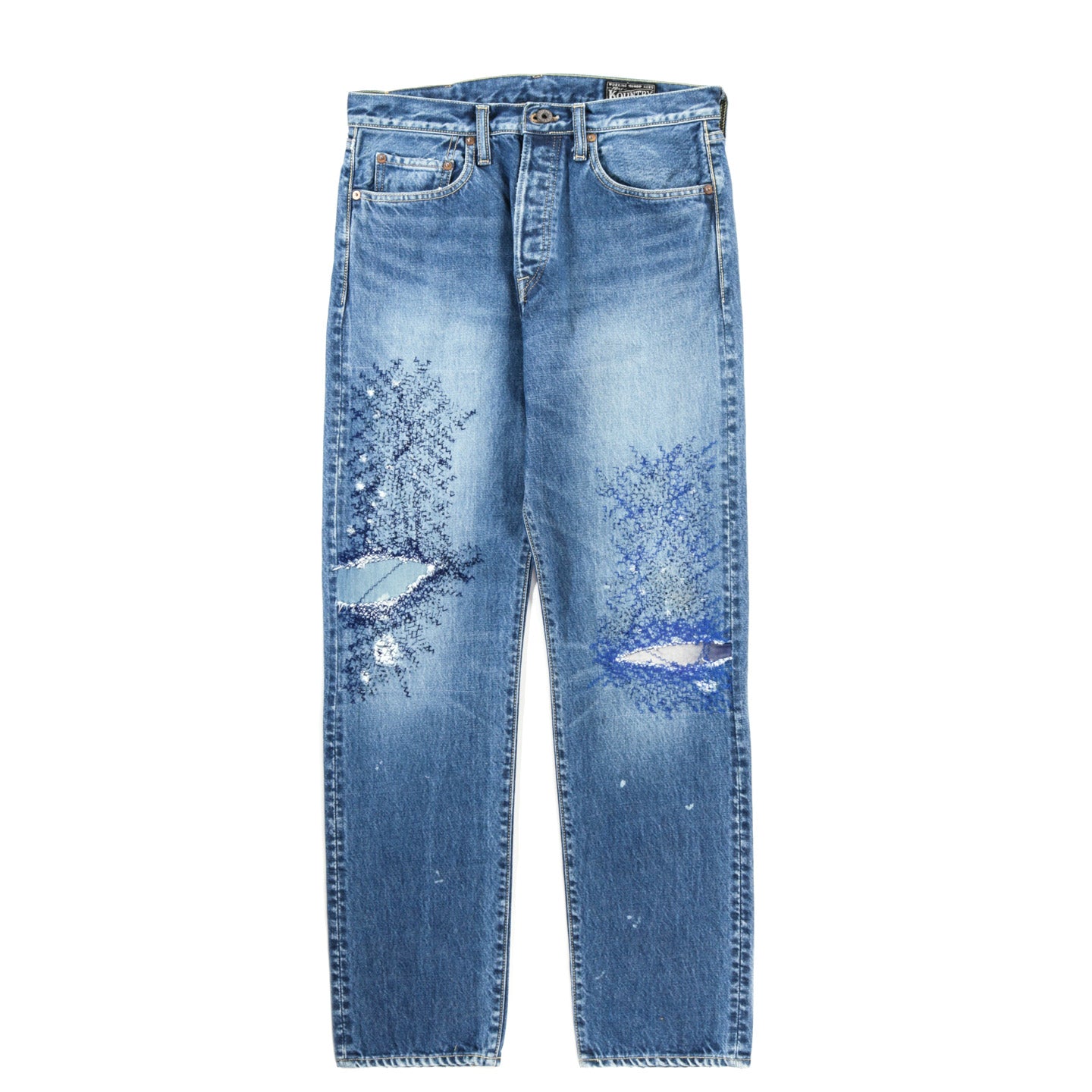 KAPITAL 14OZ DENIM 5P MONKEY CISCO 3 YEARS FADE INDIGO
