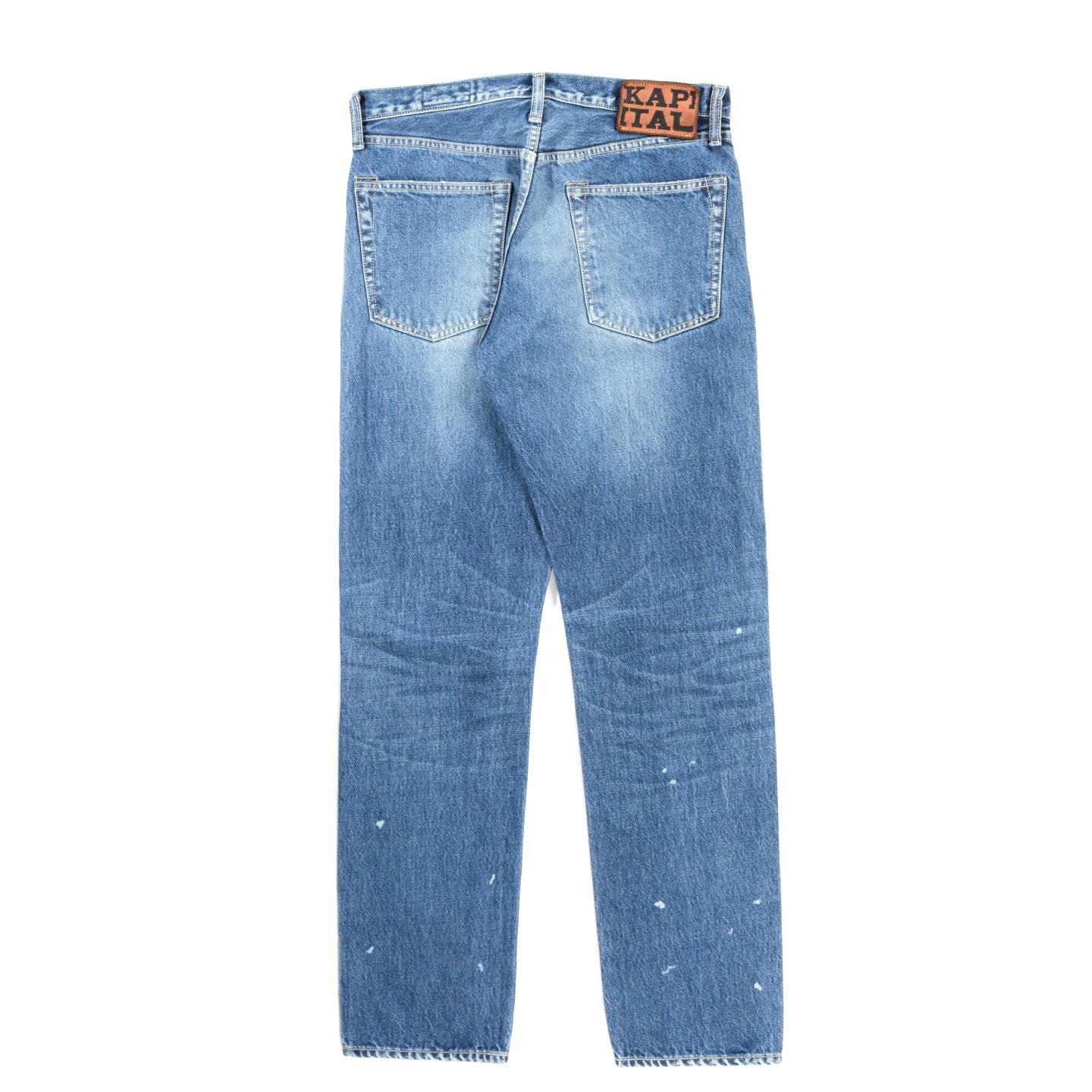 KAPITAL 14OZ DENIM 5P MONKEY CISCO 3 YEARS FADE INDIGO