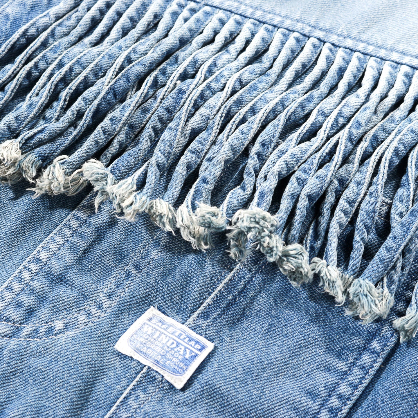 KAPITAL 11.5OZ DENIM FRINGE COVERALL PRO