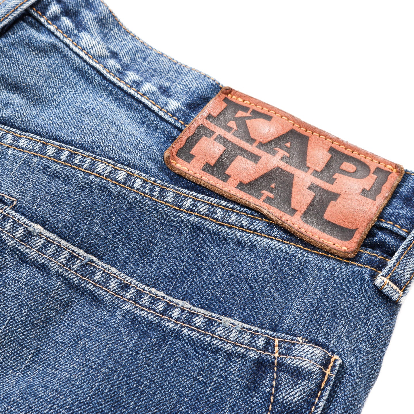 KAPITAL 13.5OZ ZIMBABWE DENIM 5P MONKEY TH PRO