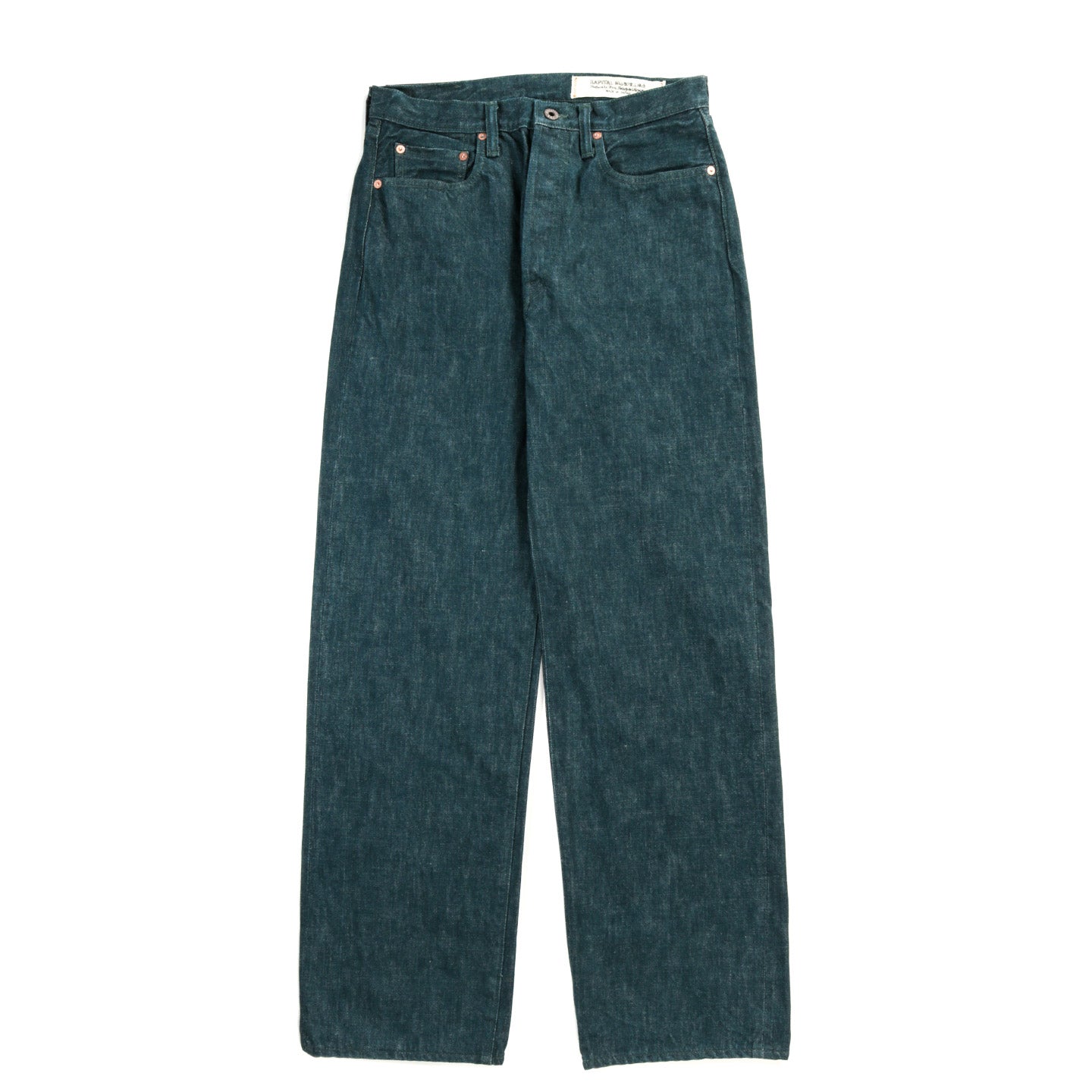 KAPITAL NO.4 PLANT DYE DENIM 5P MONKEY TH