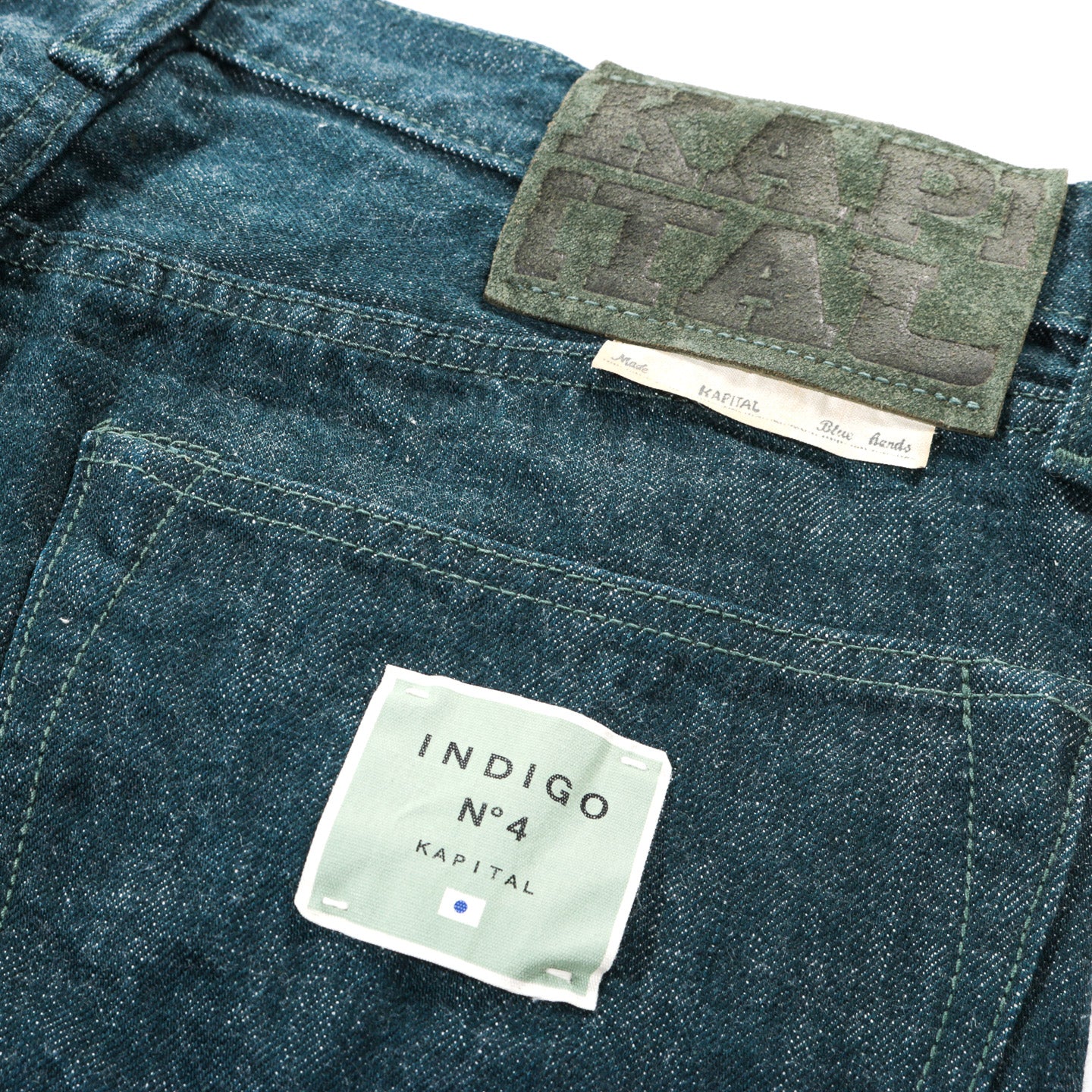 KAPITAL NO.4 PLANT DYE DENIM 5P MONKEY TH