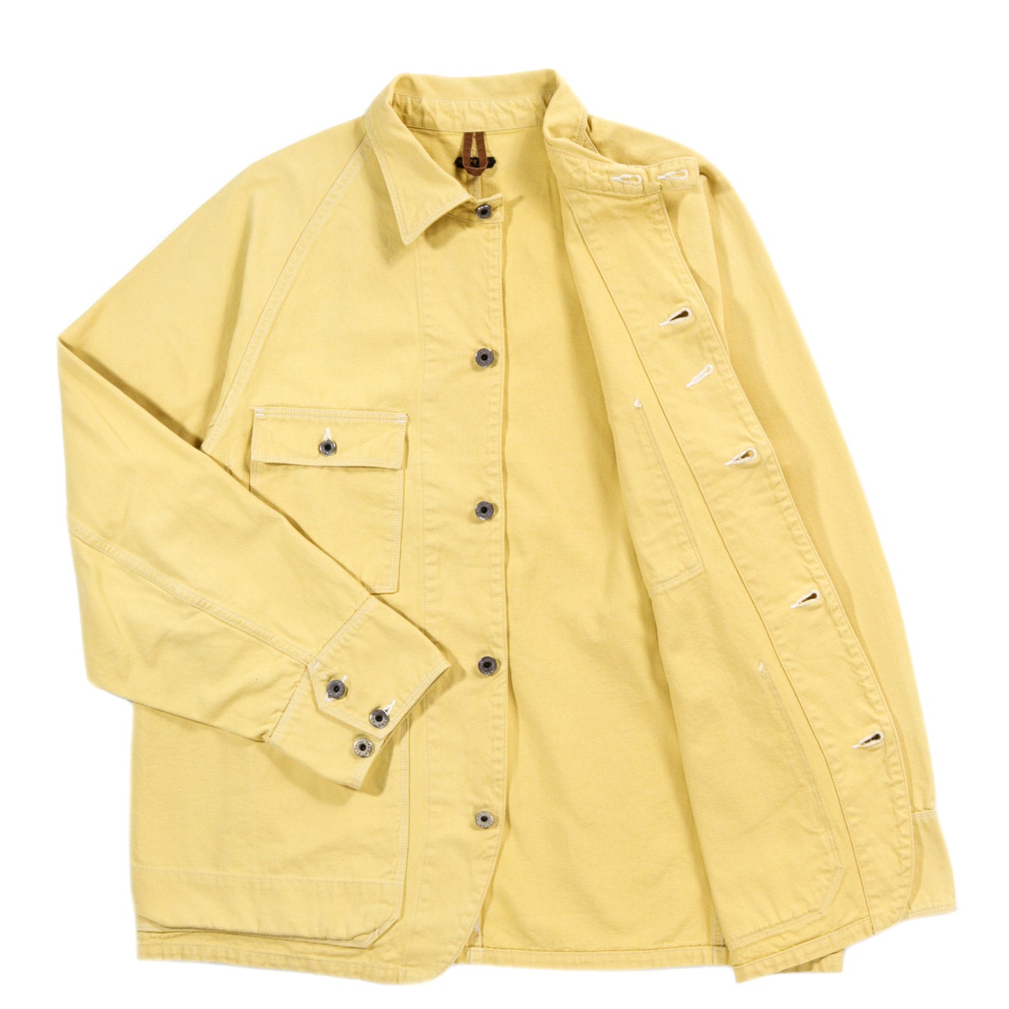 KAPITAL CANVAS CACTUS COVERALL SUNFADE YELLOW
