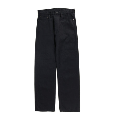 KAPITAL 14OZ DENIM 5P MONKEY TH (ZIP) BLACK