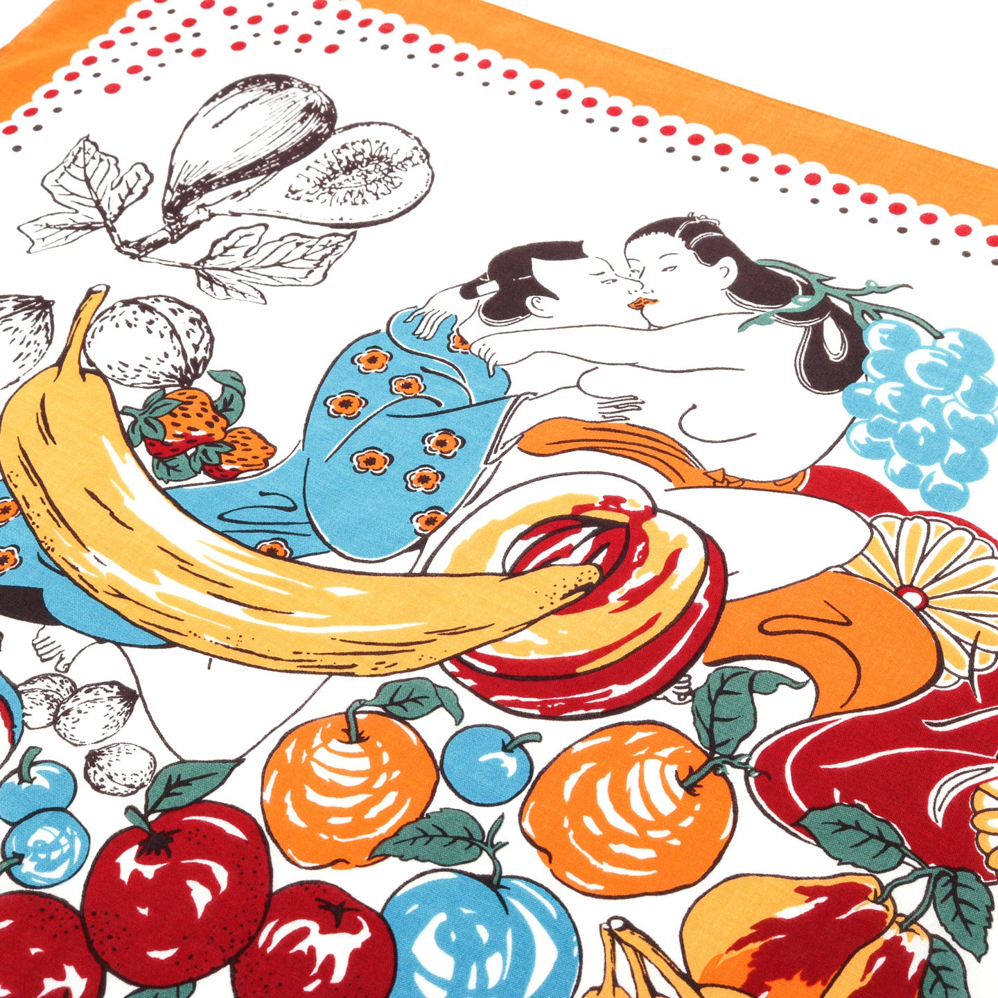KAPITAL COLOR BANDANA FRUIT SHUNGA ORANGE