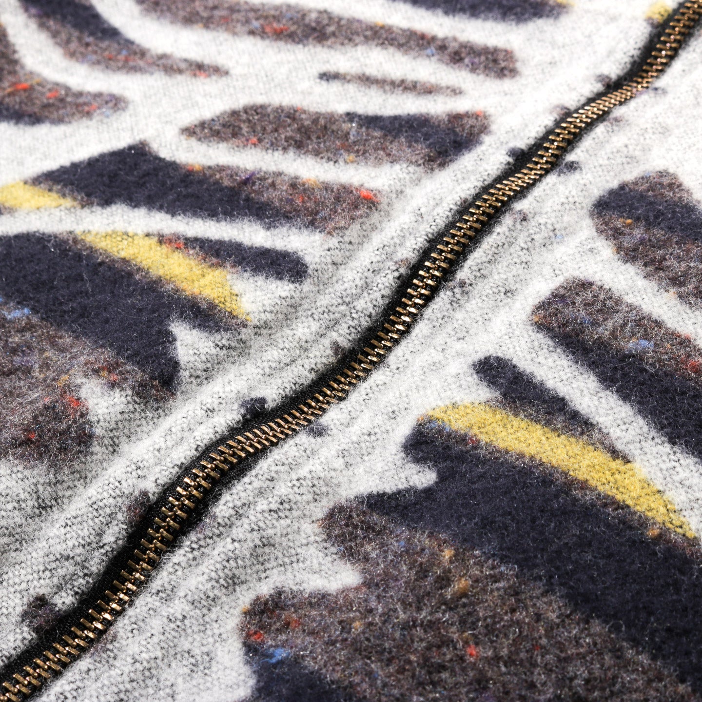 KAPITAL 14OZ DENIM BONE LINING REVERSIBLE ZIP-UP WORK JACKET BLACK X BLACK