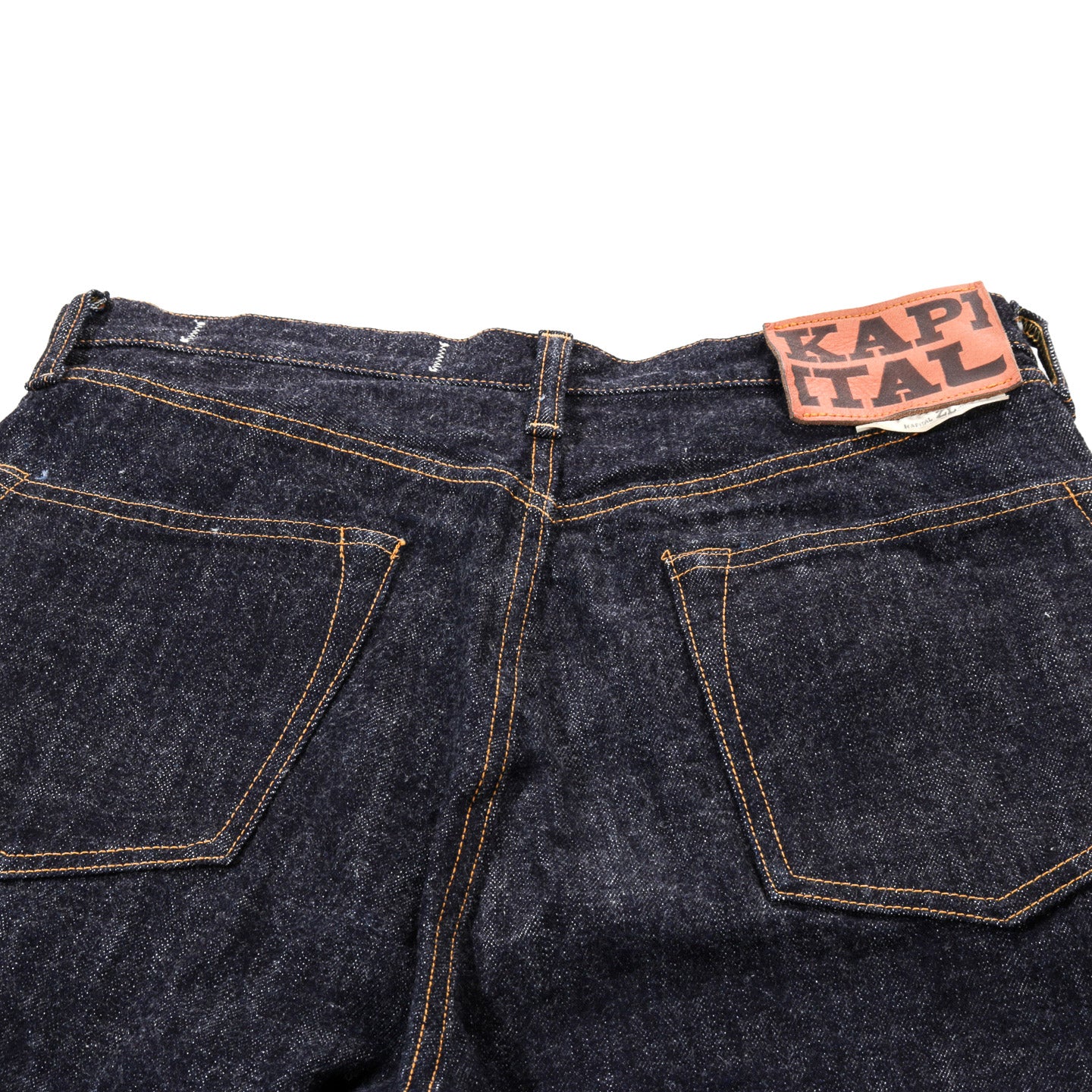 KAPITAL 13.5OZ ZIMBABWE DENIM 5P MONKEY TH ONE WASH