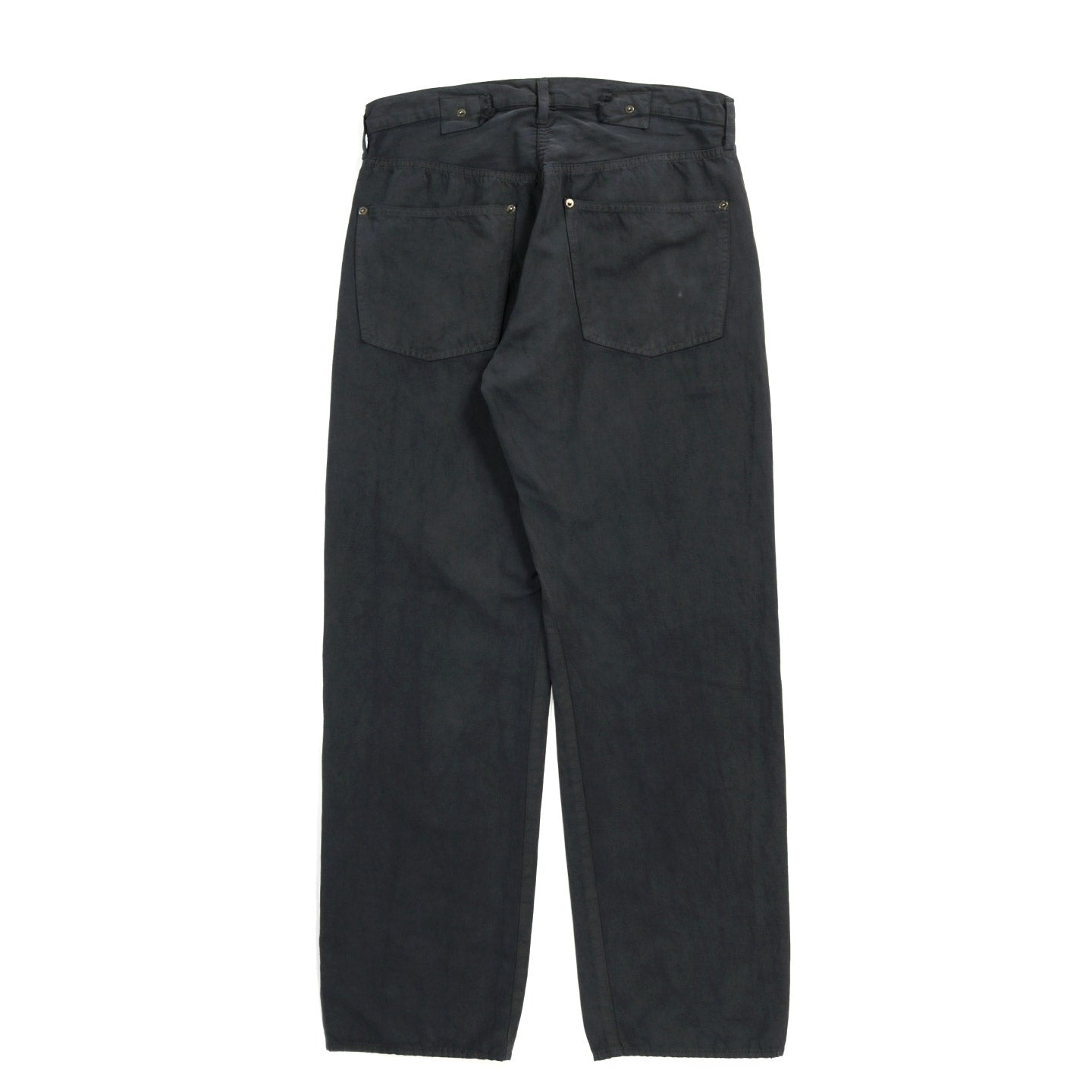 LADY WHITE CO. KAPTAIN SUNSHINE COTTON LINEN PANT CHARCOAL