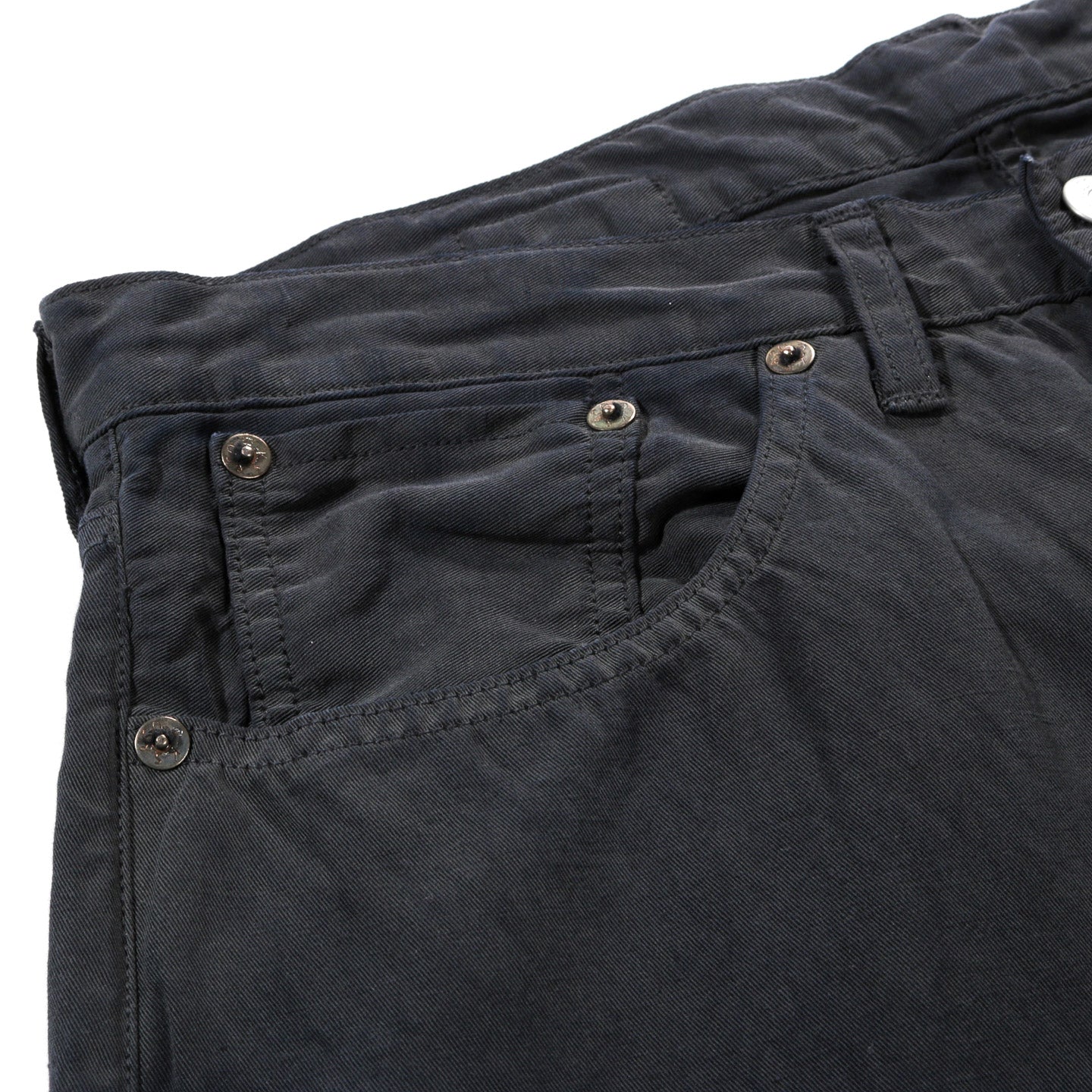 LADY WHITE CO. KAPTAIN SUNSHINE COTTON LINEN PANT CHARCOAL