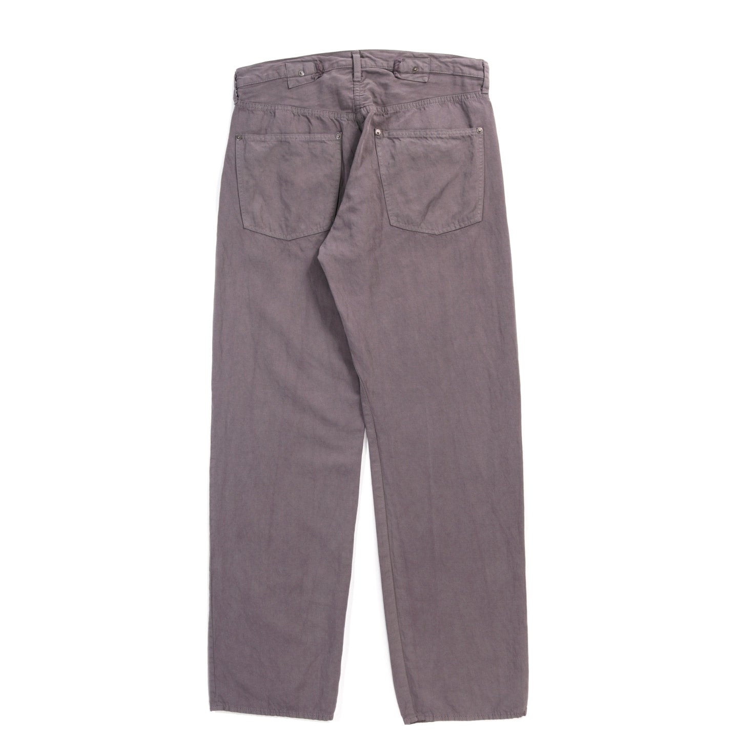 LADY WHITE CO. KAPTAIN SUNSHINE COTTON LINEN PANT DUST GREY