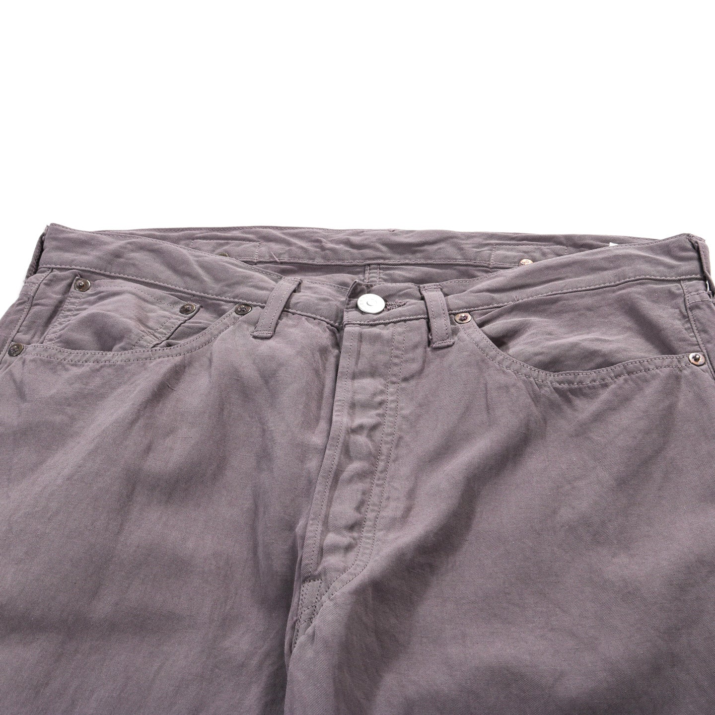 LADY WHITE CO. KAPTAIN SUNSHINE COTTON LINEN PANT DUST GREY