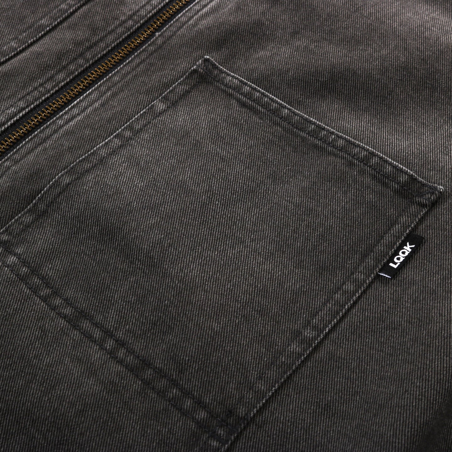 LQQK STUDIO MP JACKET WASHED BLACK