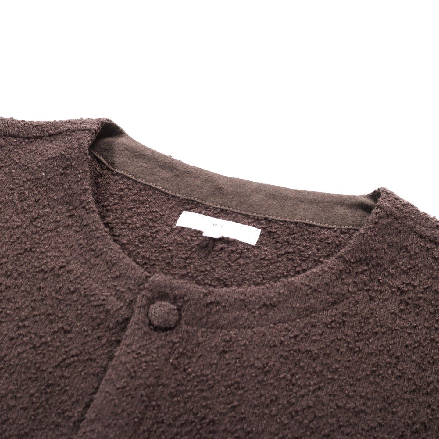 LADY WHITE CO. TEDDY CARDIGAN BLACK MUSHROOM