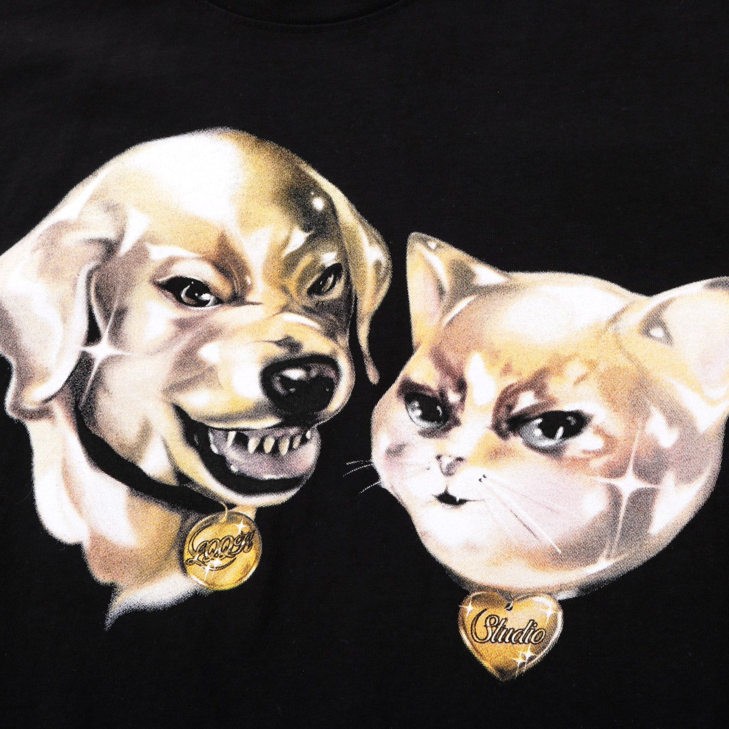 LQQK STUDIO SASSY PETS TEE BLACK