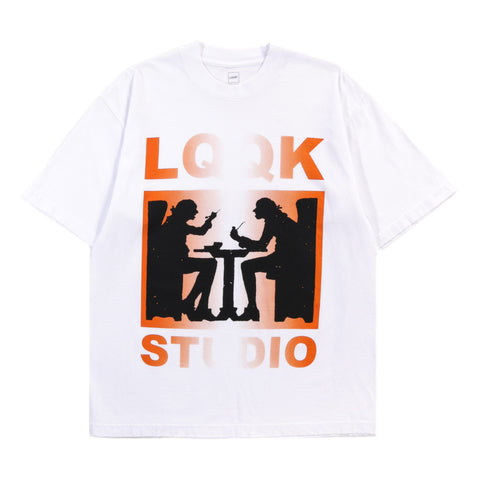 LQQK STUDIO THE LADS TEE WHITE