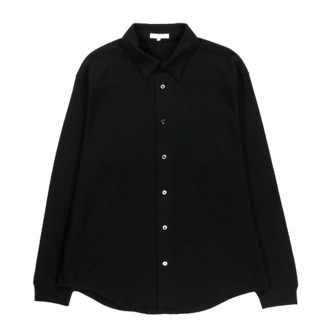 LADY WHITE CO. WOOL BUTTON UP BLACK