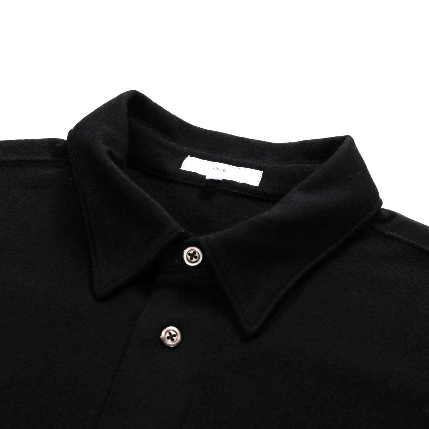 LADY WHITE CO. WOOL BUTTON UP BLACK