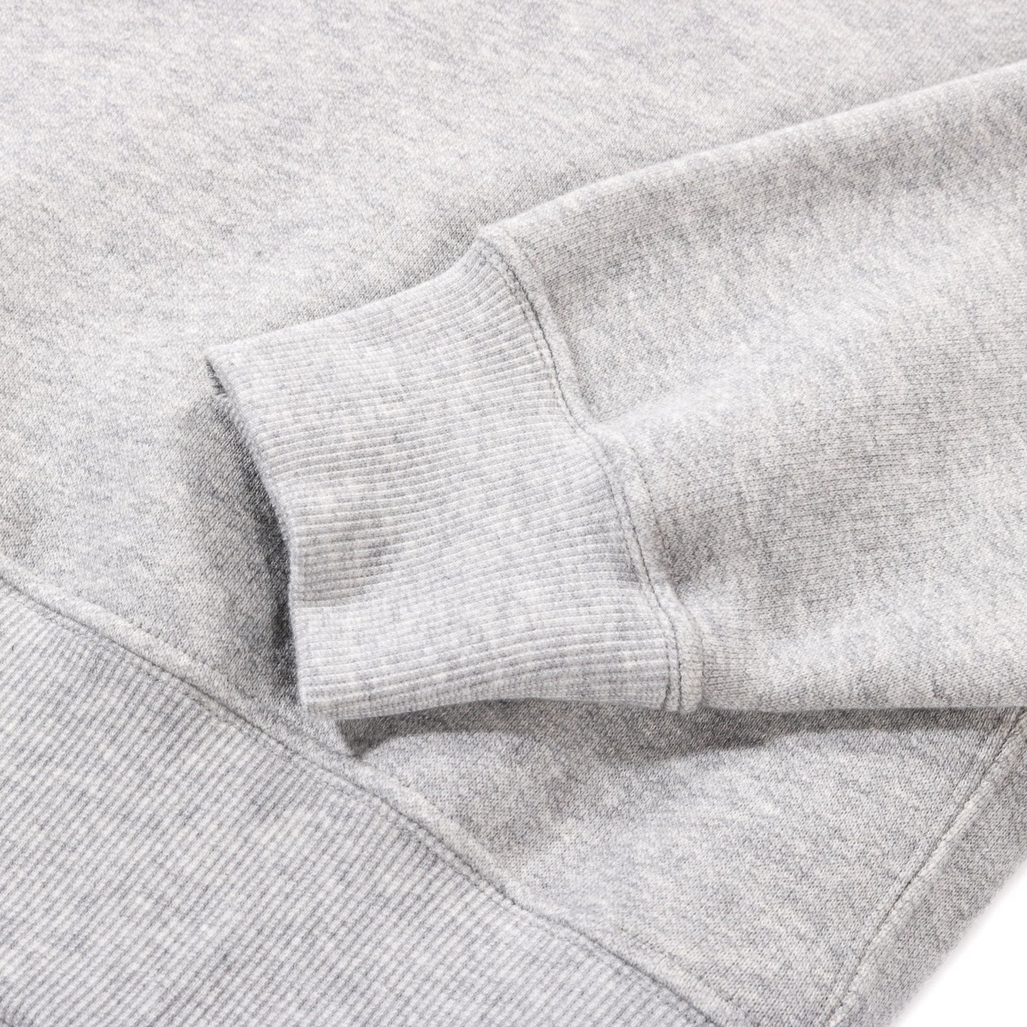 LADY WHITE CO. QUARTER ZIP SWEATSHIRT HEATHER GREY