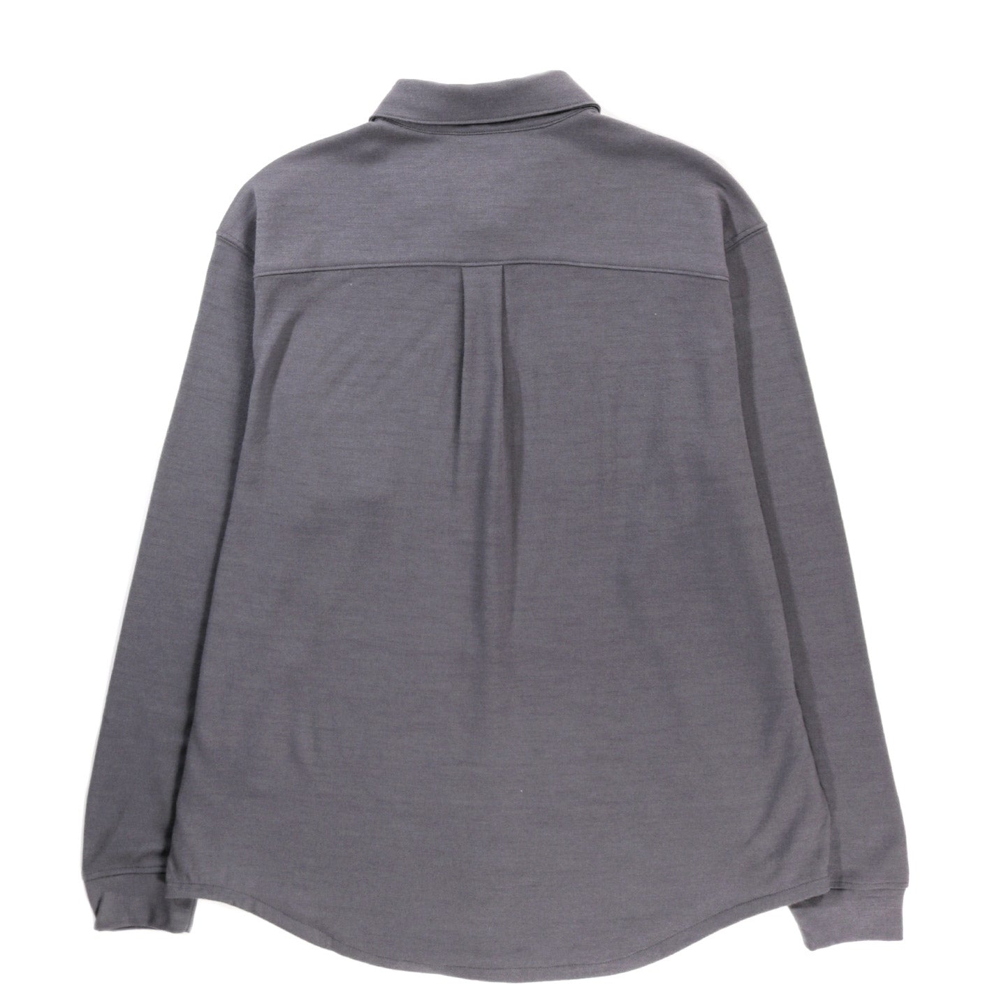 LADY WHITE CO. WOOL BUTTON UP SLATE GREY