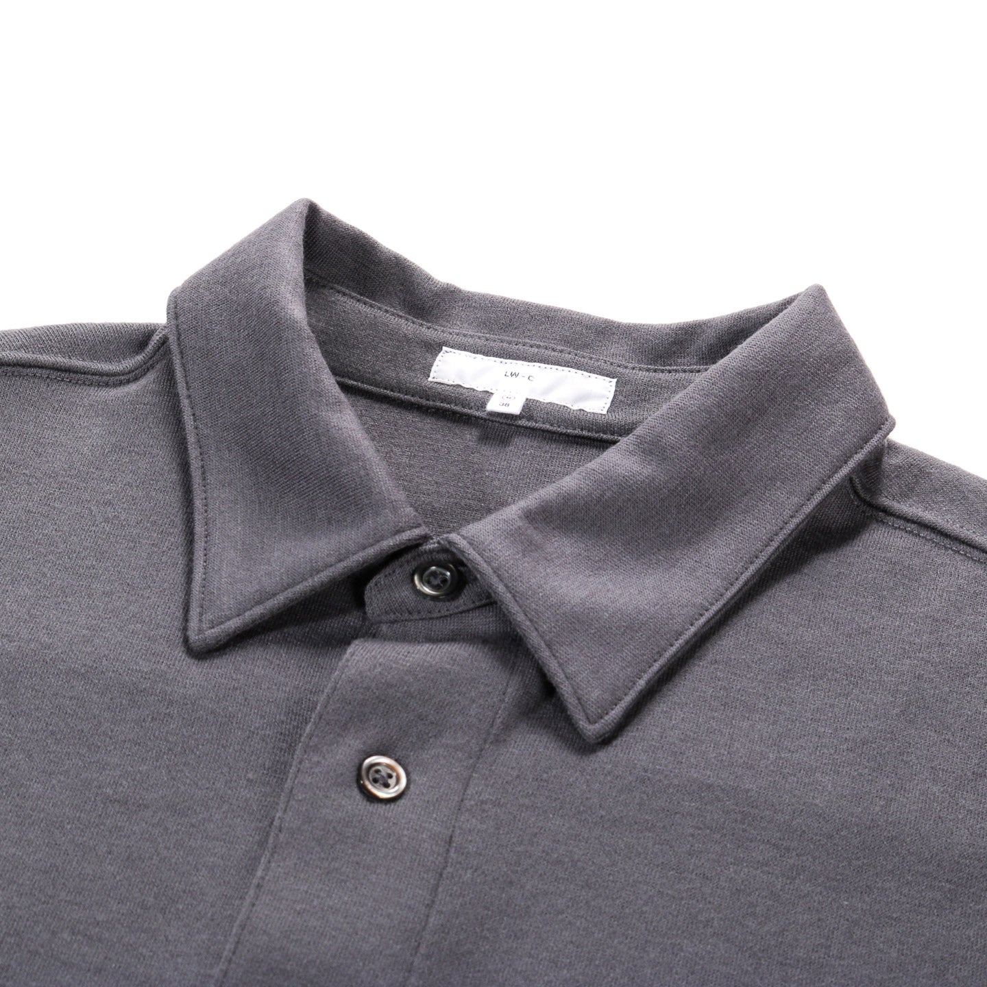 LADY WHITE CO. WOOL BUTTON UP SLATE GREY