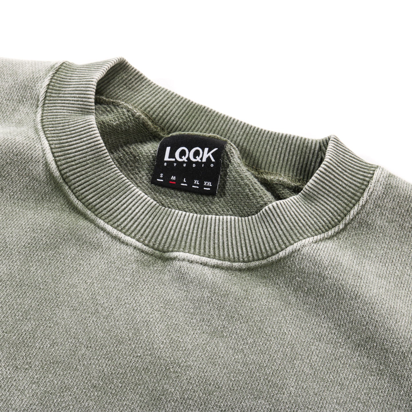 LQQK STUDIO FLOWER POWER CREW NECK SAGE GREEN