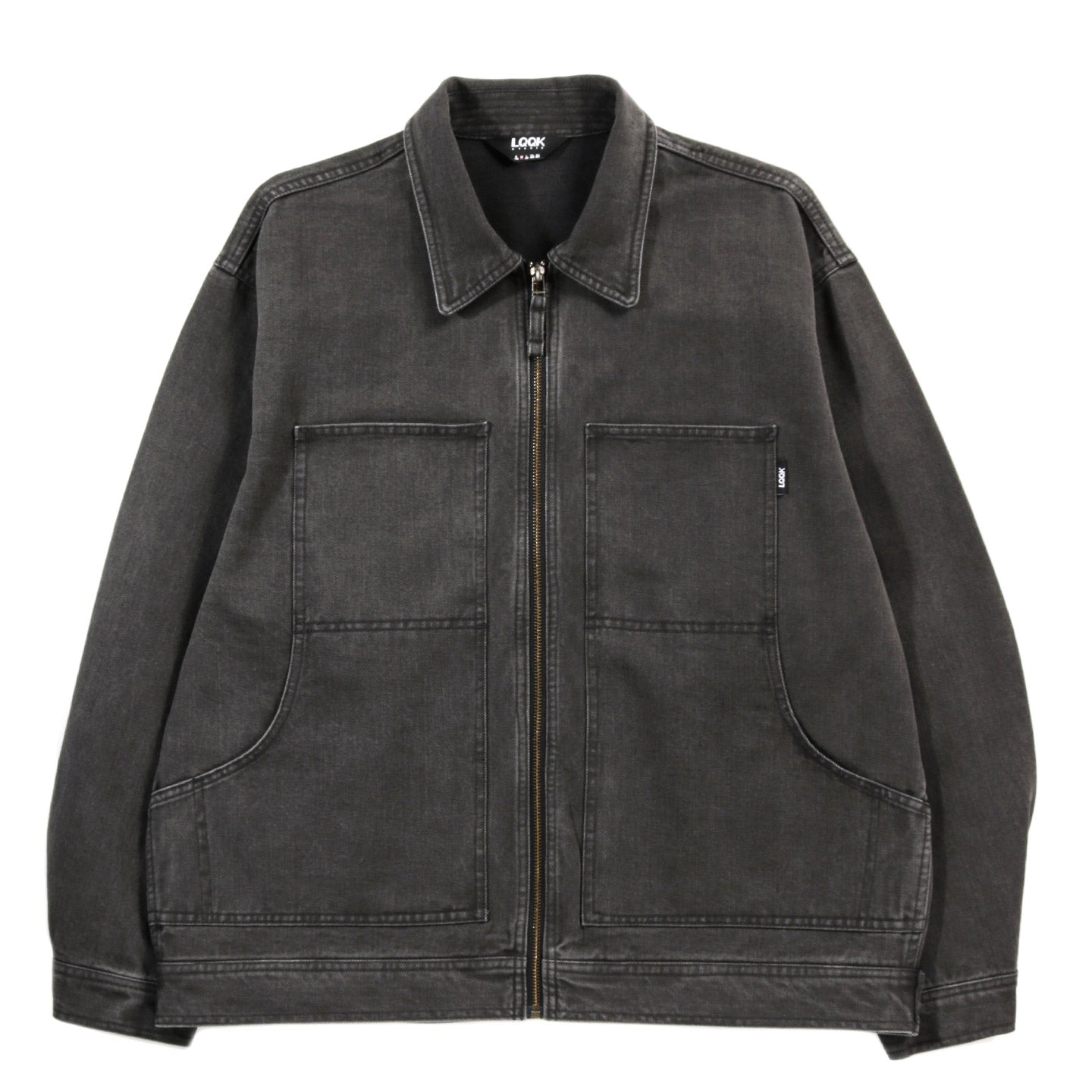 LQQK STUDIO MP JACKET WASHED BLACK