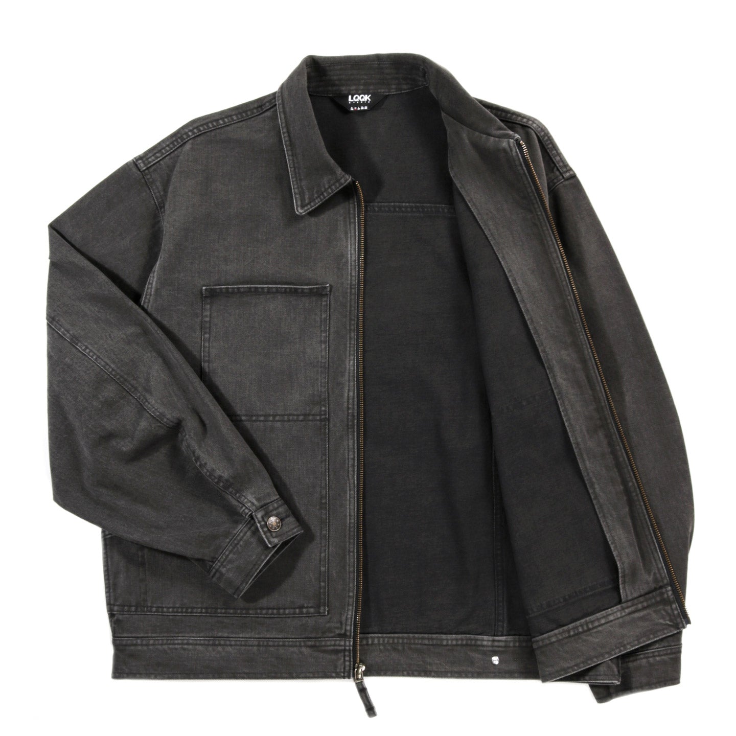 LQQK STUDIO MP JACKET WASHED BLACK