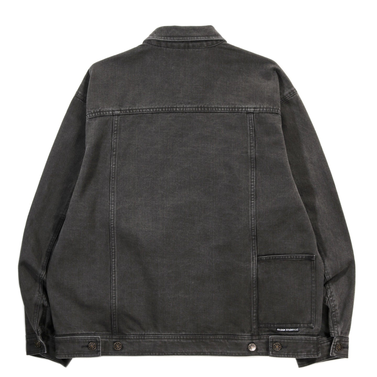 LQQK STUDIO MP JACKET WASHED BLACK