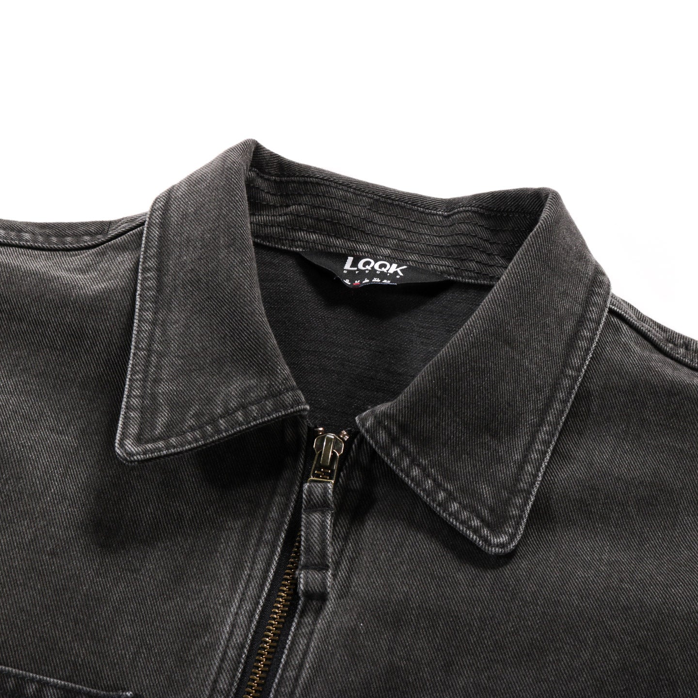 LQQK STUDIO MP JACKET WASHED BLACK