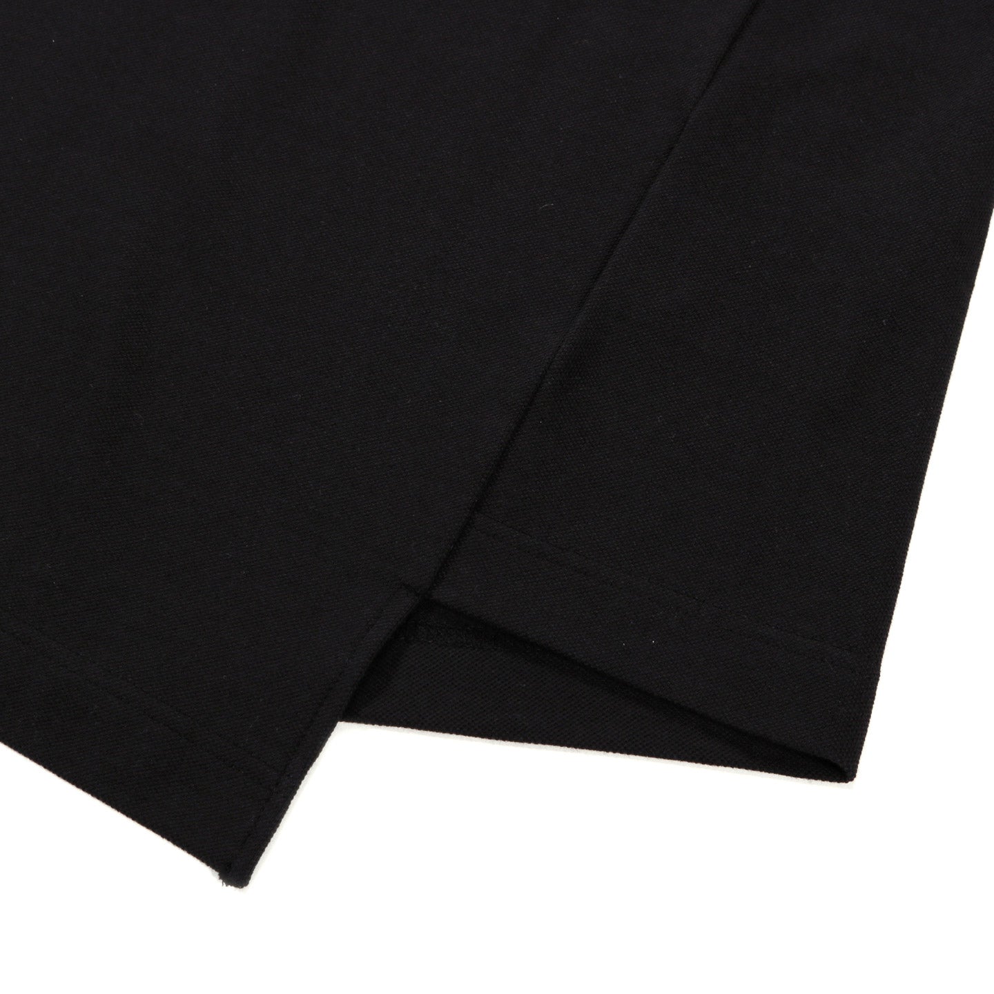 COMME DES GARCONS SHIRT T015 LACOSTE TWISTED POLO  BLACK