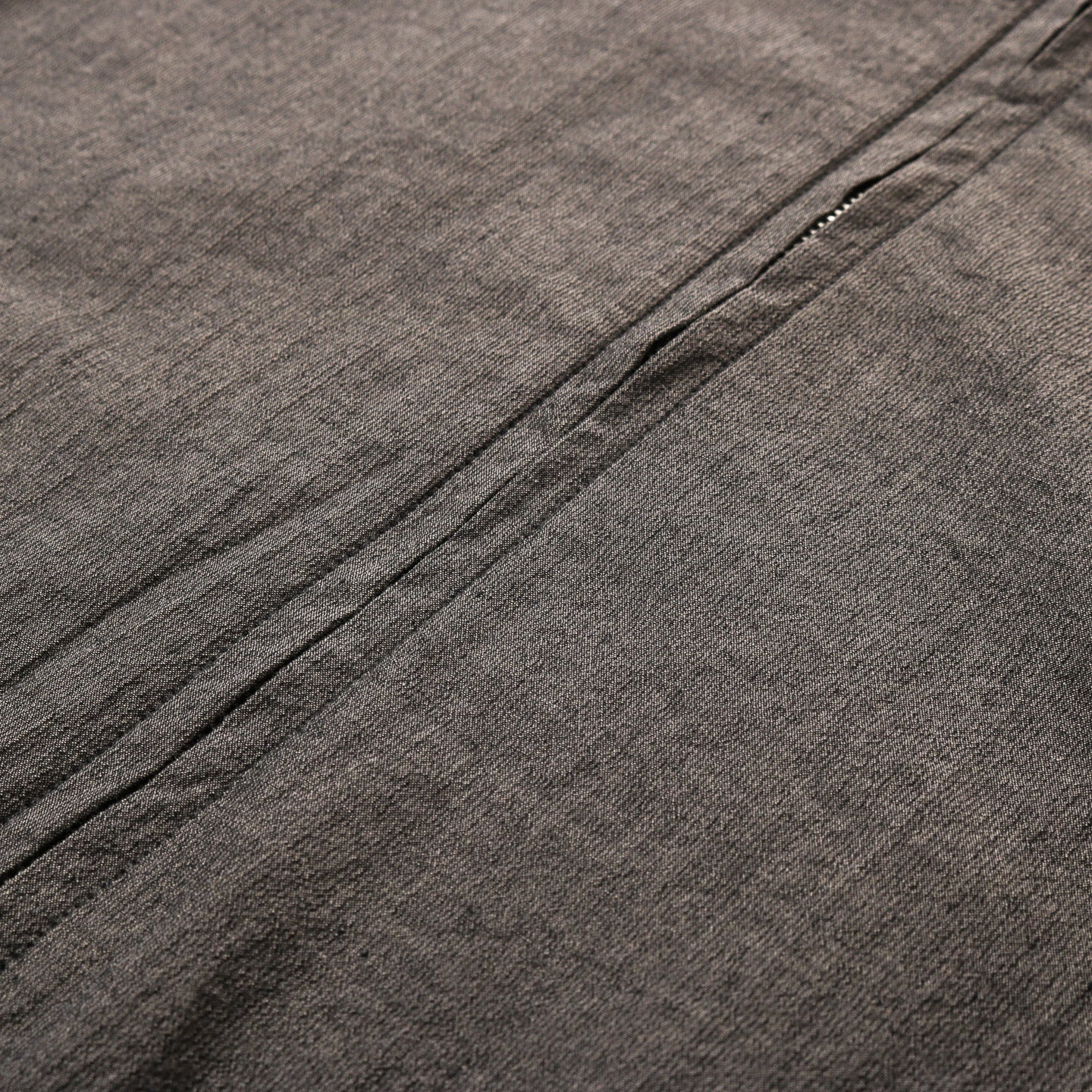 LADY WHITE CO. TUMBLED POPLIN FULL ZIP BROWN PEARL