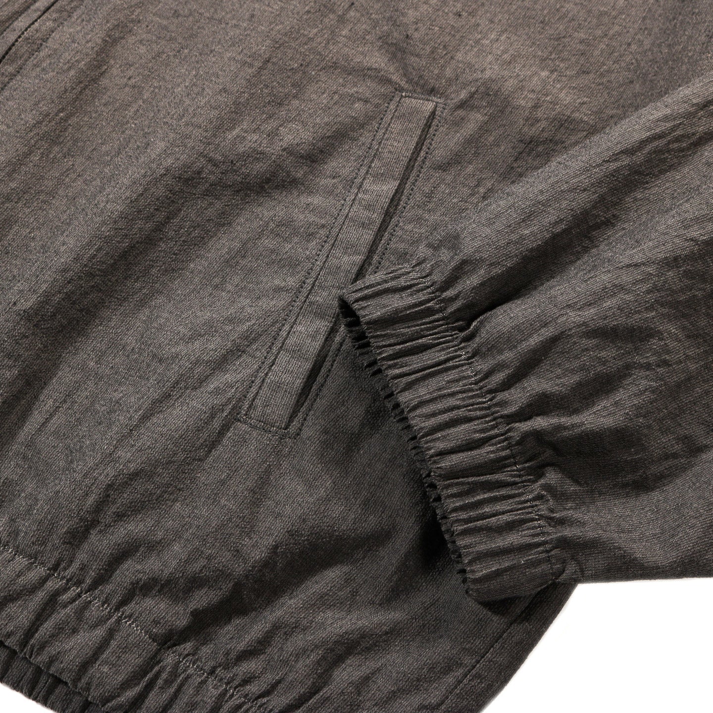 LADY WHITE CO. TUMBLED POPLIN FULL ZIP BROWN PEARL