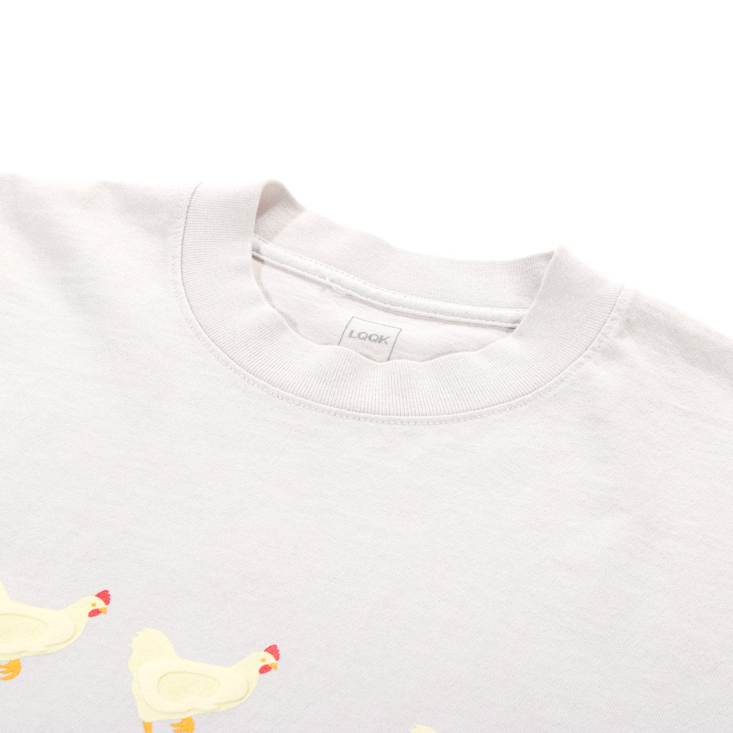 LQQK STUDIO CHICKENS TEE STONE