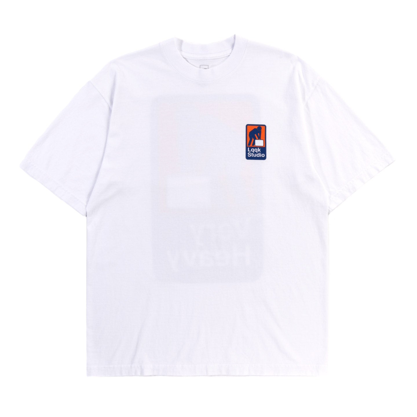 LQQK STUDIO VERY HEAVY TEE WHITE | TODAY CLOTHING