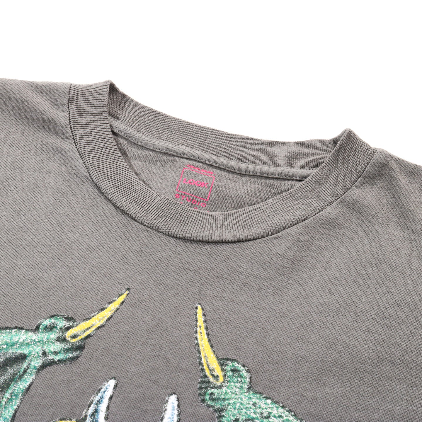 LQQK STUDIO CRUEL BARB DRAGON TEE GREY