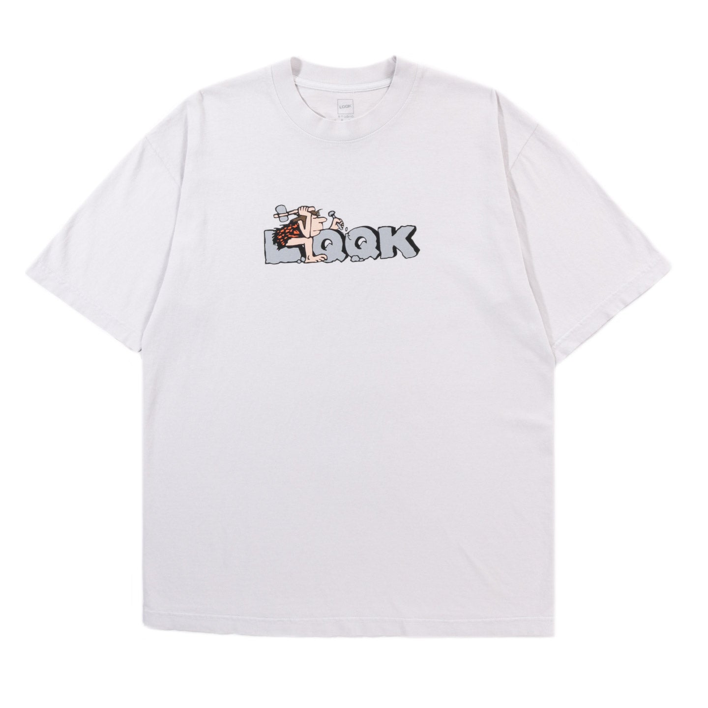 LQQK STUDIO CAVEMAN TEE GREY