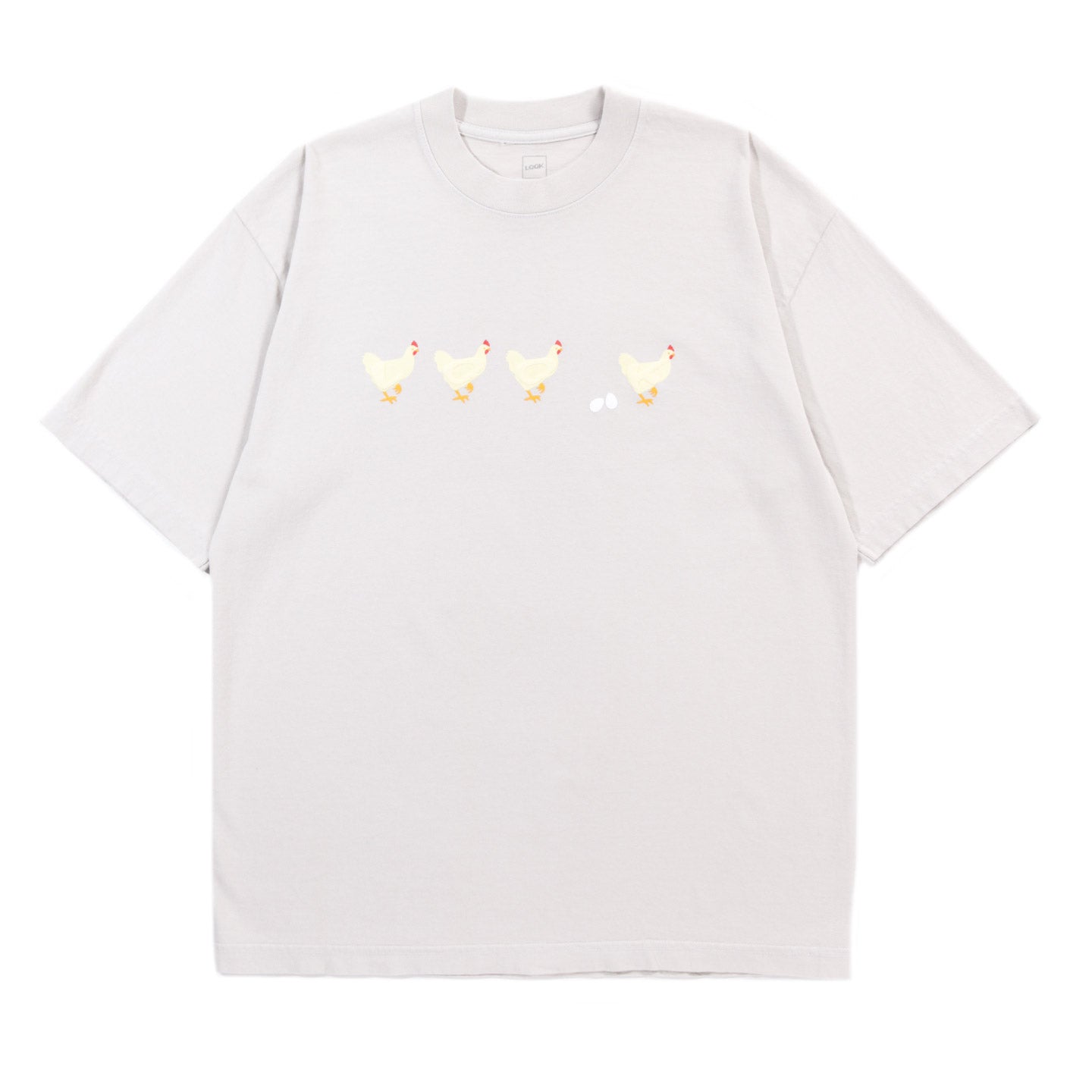 LQQK STUDIO CHICKENS TEE STONE