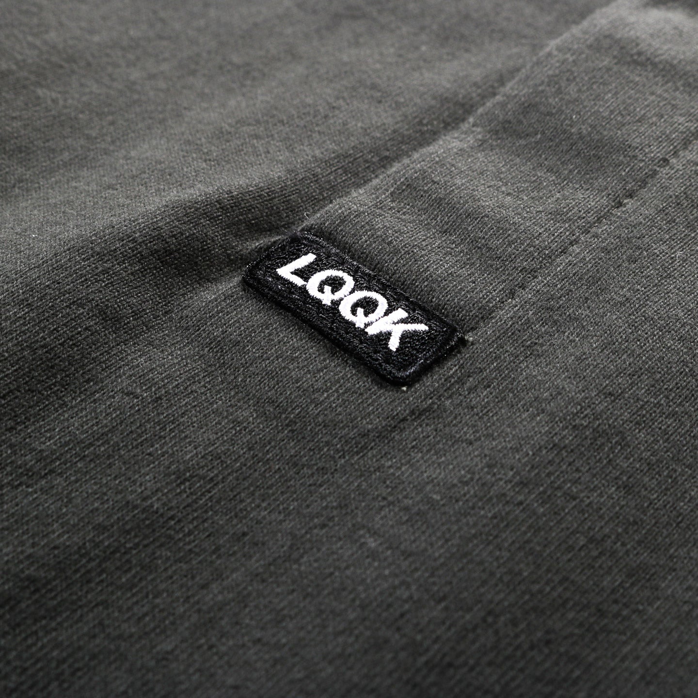 LQQK STUDIO RUGBY SHIRT VINTAGE BLACK