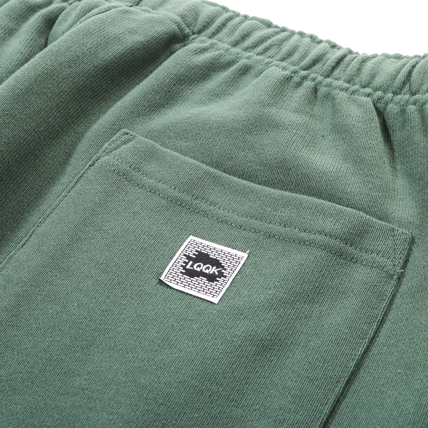 LQQK STUDIO BRICK LOGO SWEATPANTS GREEN