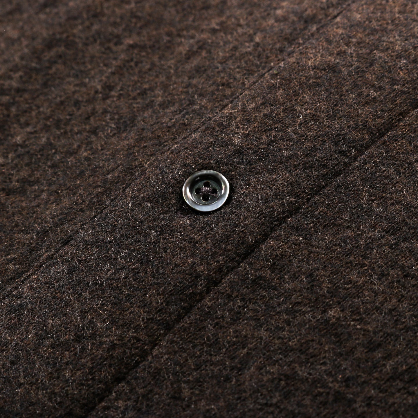 LADY WHITE CO. CRATER WOOL BUTTON UP BROWN