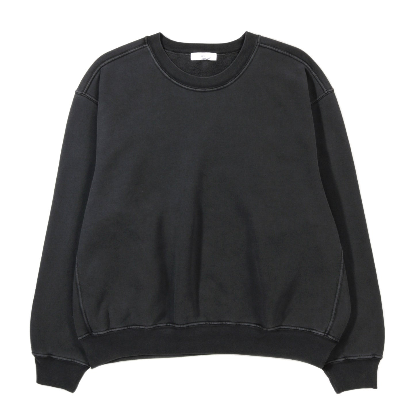 LADY WHITE CO. MINI CREWNECK PIGMENT CHARCOAL