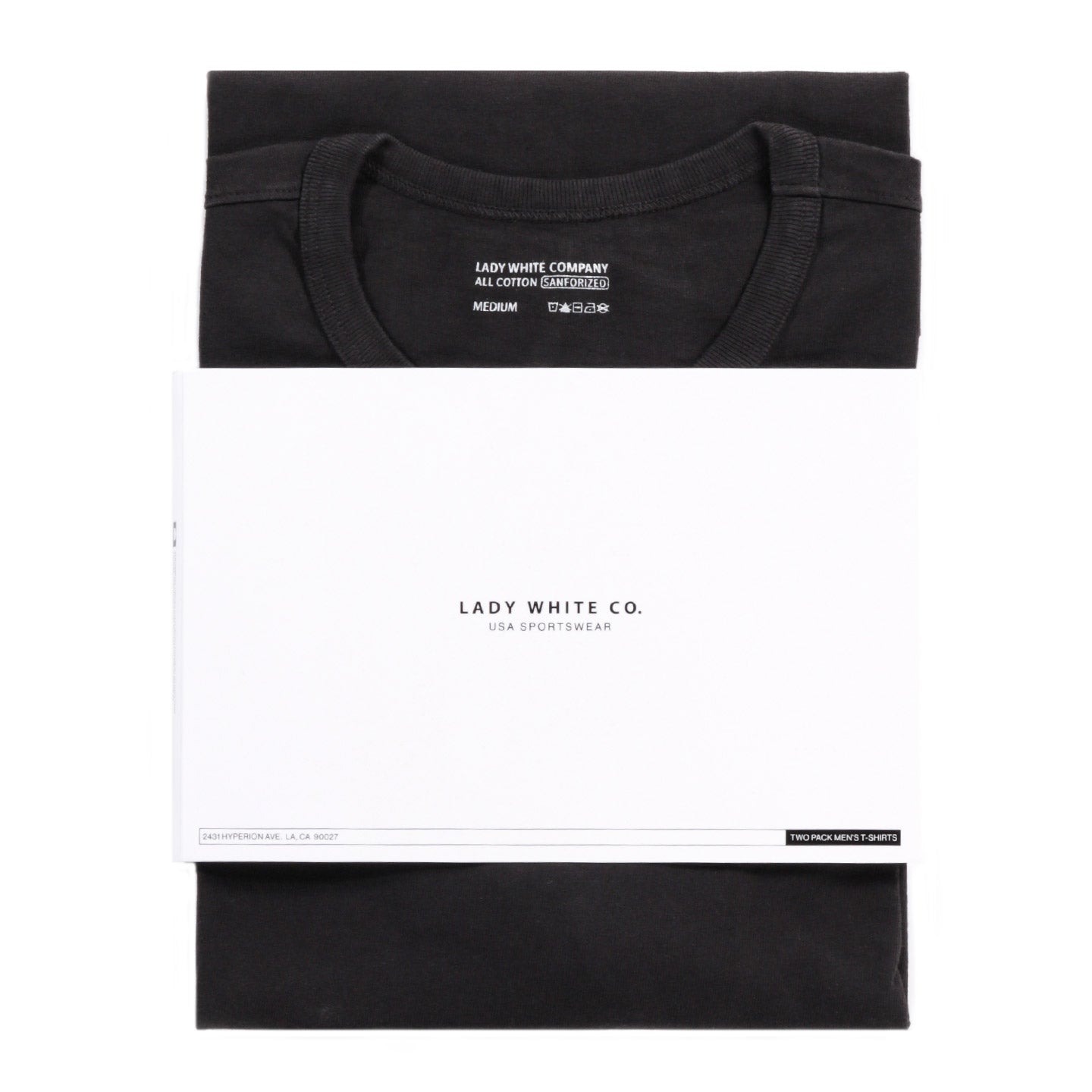 LADY WHITE CO. T-SHIRT 2-PACK SHADOW