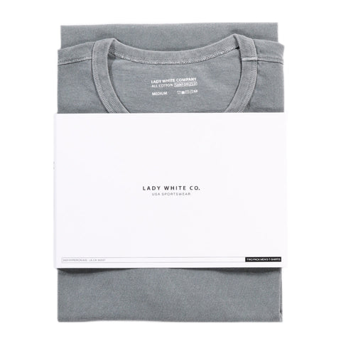 LADY WHITE CO. T-SHIRT 2-PACK PIGMENT KELP