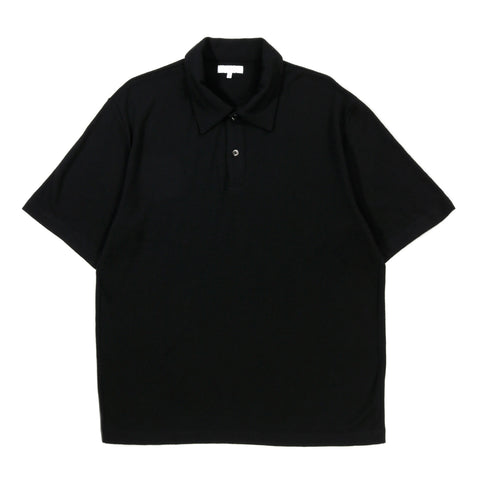 LADY WHITE CO. SUMMER WOOL POLO BLACK