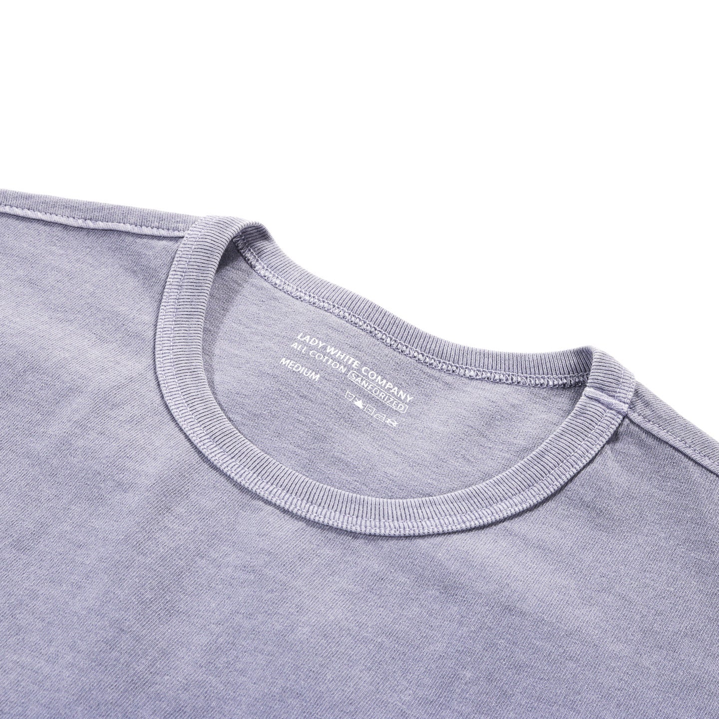 LADY WHITE CO. T-SHIRT LILAC GREY