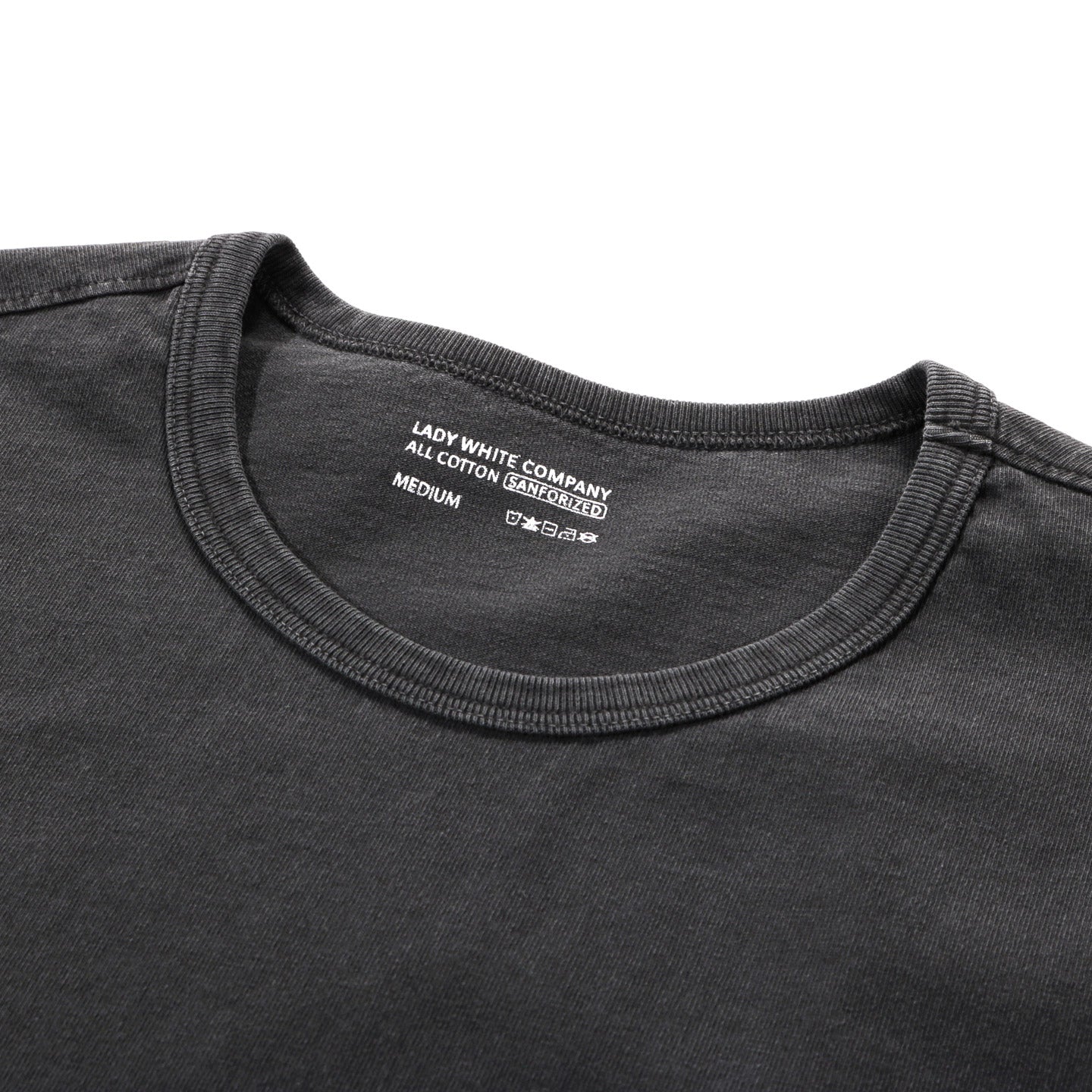LADY WHITE CO. T-SHIRT 2-PACK PIGMENT CHARCOAL