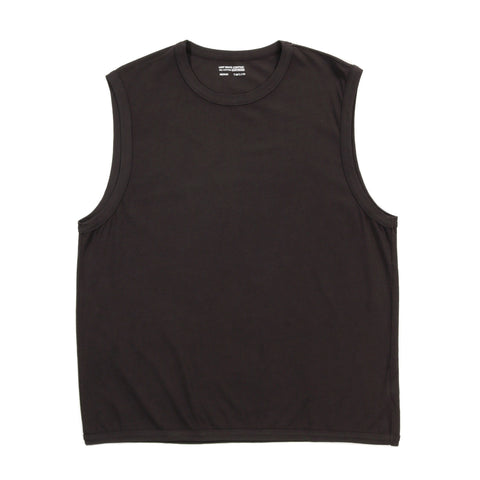 LADY WHITE CO. SLEEVELESS T-SHIRT TIRE BLACK