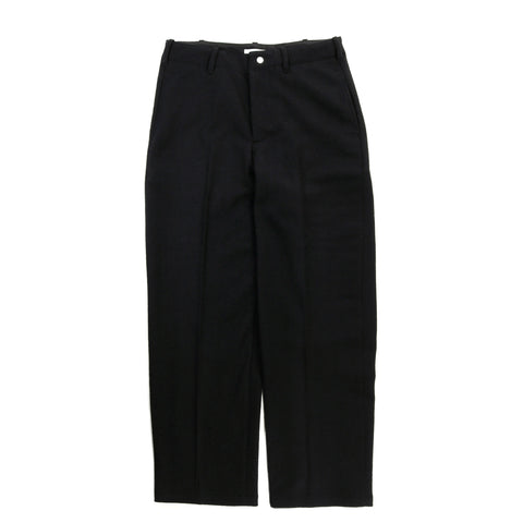 LADY WHITE CO. CRATER WOOL JERSEY PANT BLACK