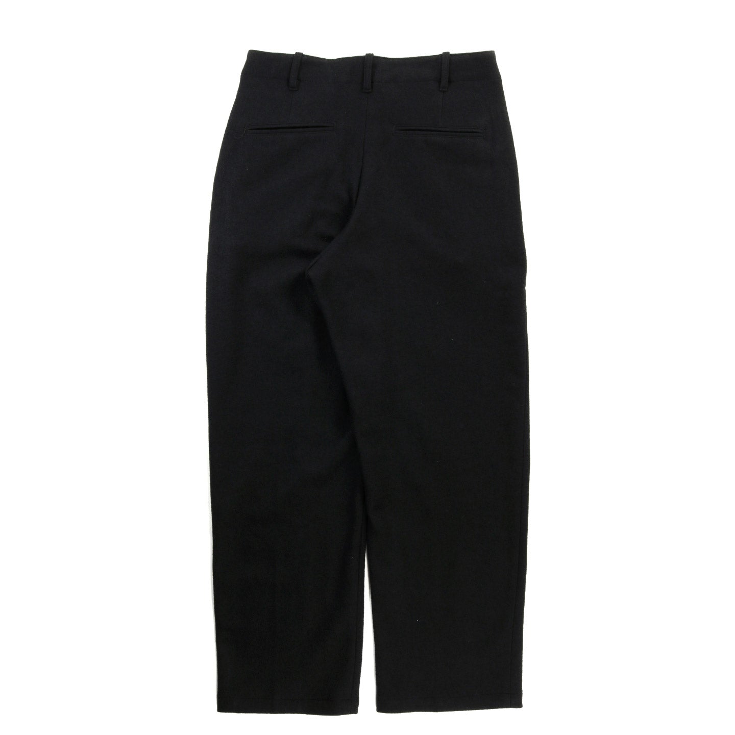 LADY WHITE CO. CRATER WOOL JERSEY PANT BLACK