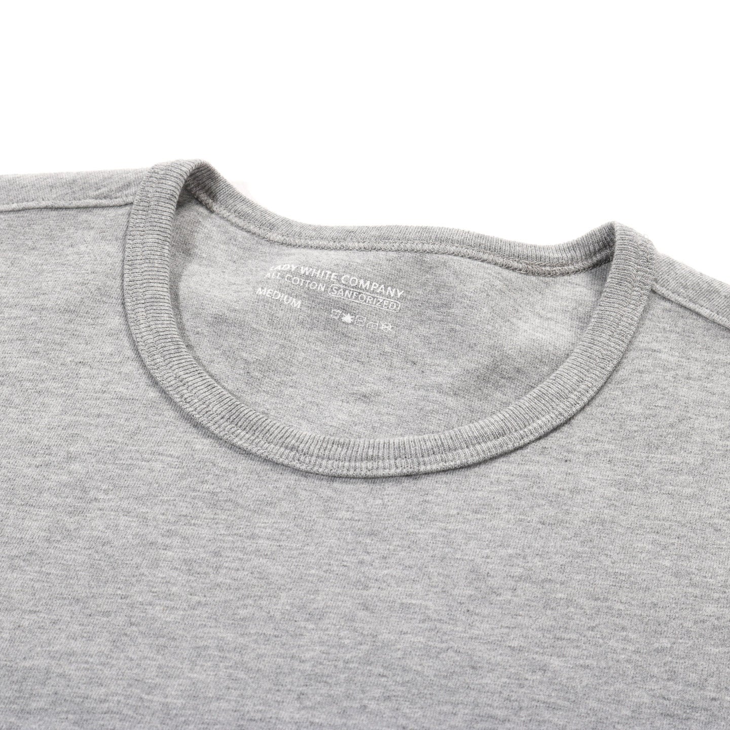LADY WHITE CO. T-SHIRT 2-PACK HEATHER GREY